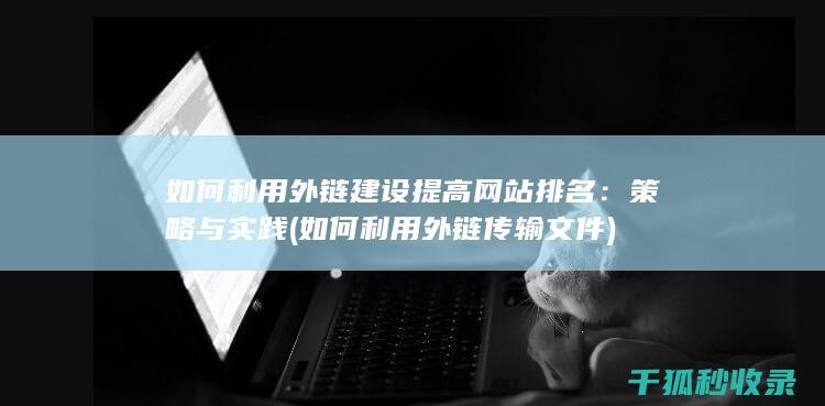 如何利用外链建设提高网站排名：策略与实践 (如何利用外链传输文件)